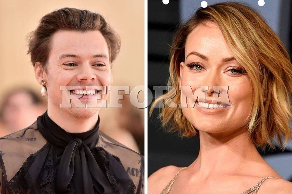 Harry Styles and Olivia Wilde twin in Gucci at Jeff Azoff's wedding