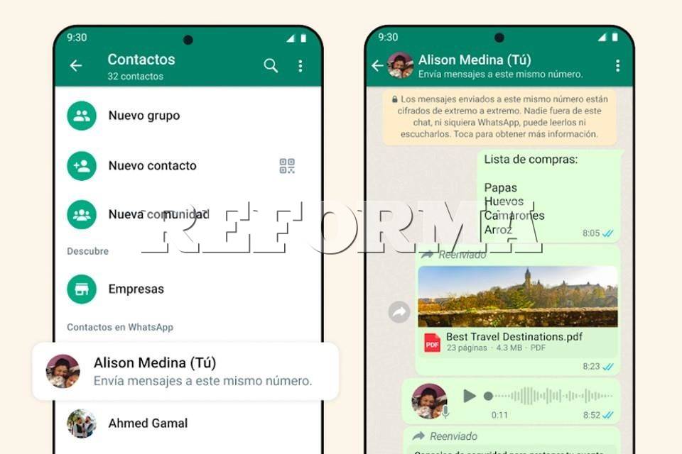 Whatsapp Suma Función De Mensajes A Ti Mismo 2666