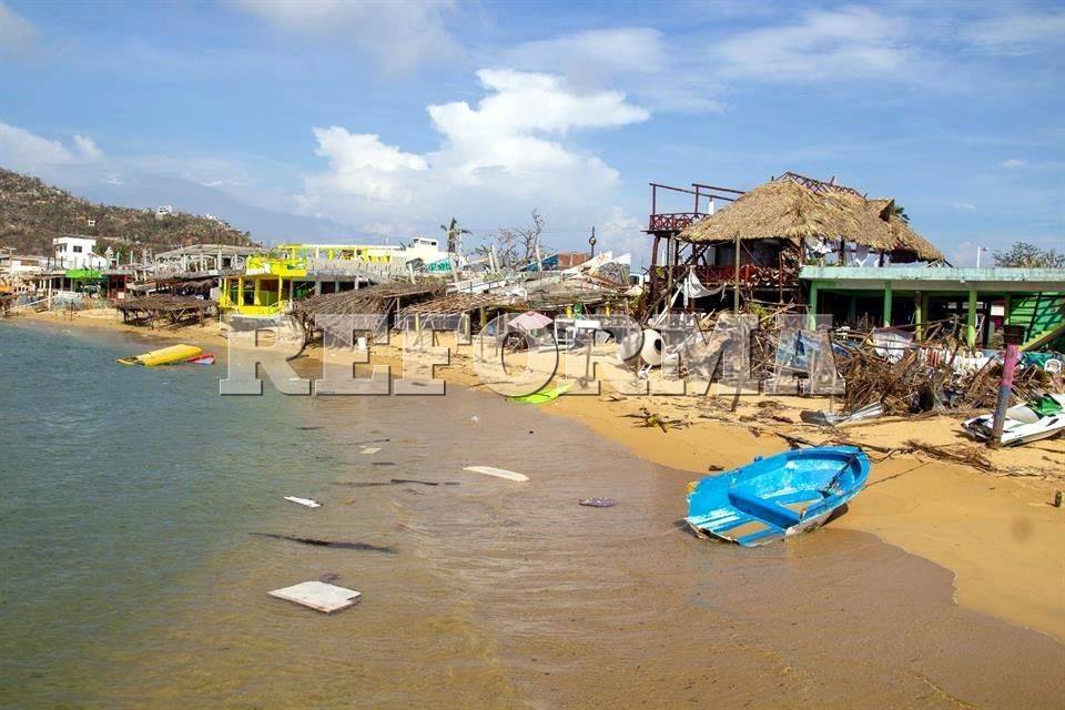 Puerto Marqués, otro lugar emblemático destruido por ‘Otis’