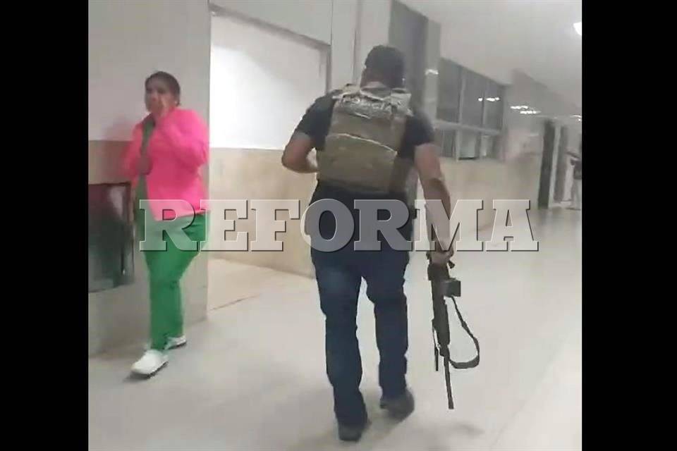 Irrumpen ministeriales en hospital de Reynosa