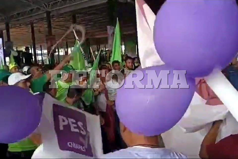Se calientan ánimos entre PVEM, Morena y PES en Chiapas