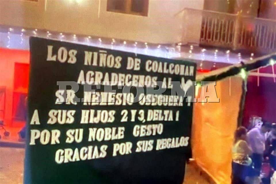 Rinden en Coalcomán, Michoacán, homenaje a 'El Mencho'