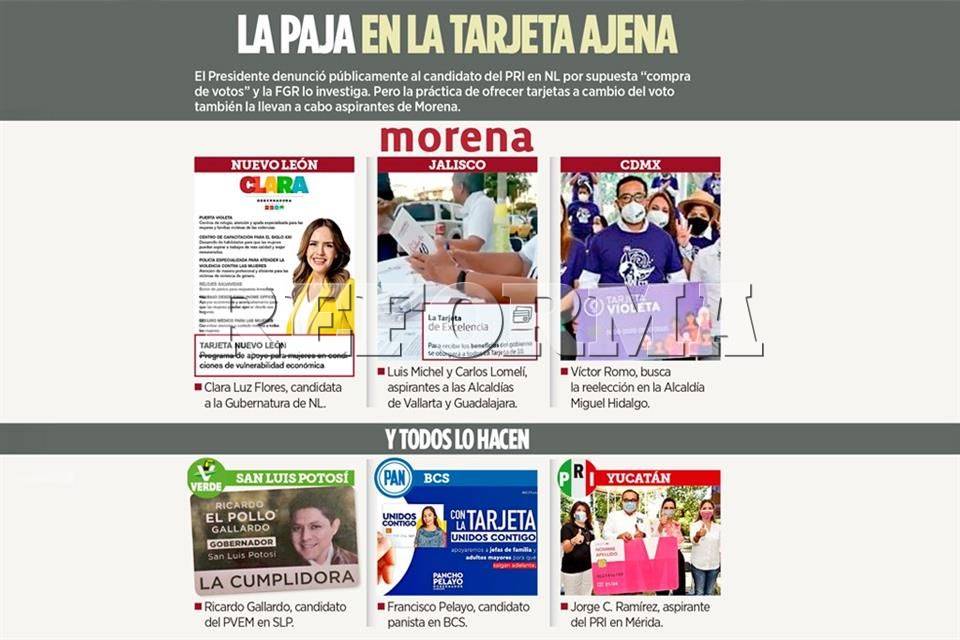 Brotan tarjetas... y no las ven