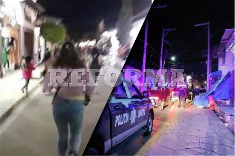 Se desata balacera en San Cristóbal de las Casas, Chiapas
