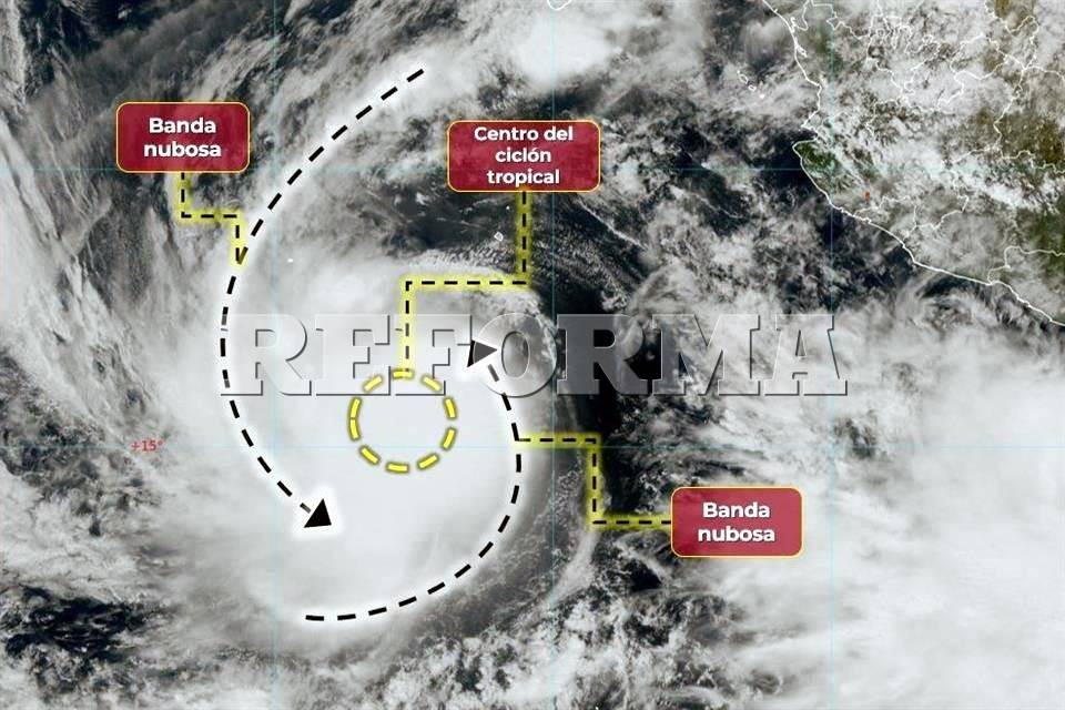 Alertan por tormenta tropical ‘Lidia’ en Baja California Sur