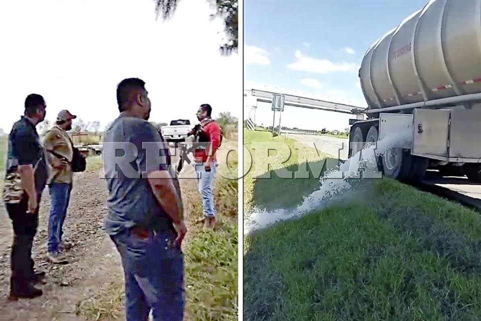 Tira narco gasolina a piperos… por no pagar piso