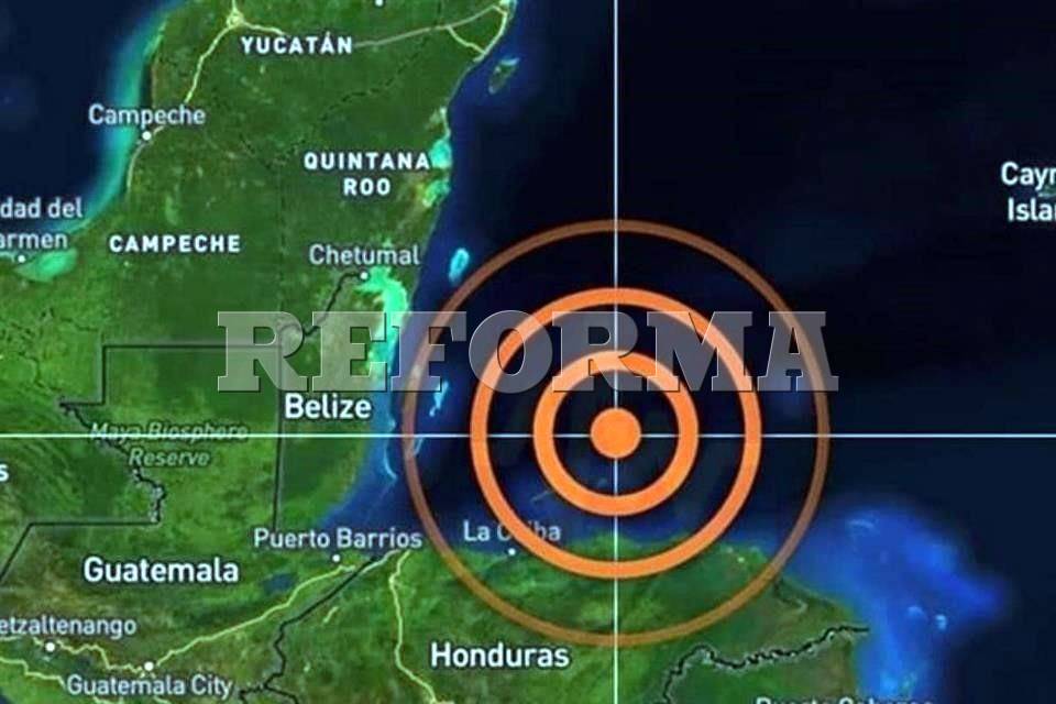 Se registra sismo de 5.4 grados en Chetumal