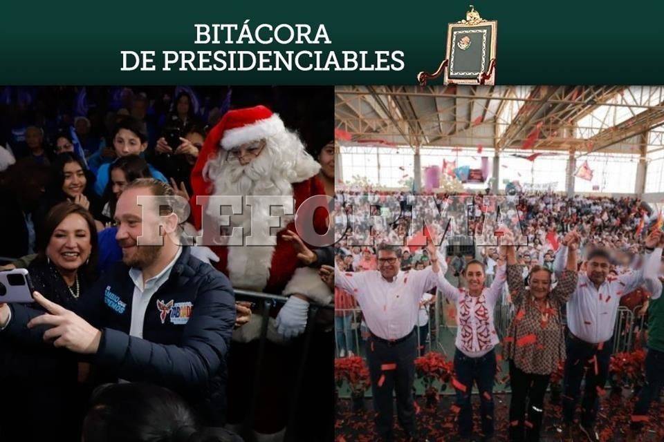 Bitácora de presidenciables: Santa y los disfrazados