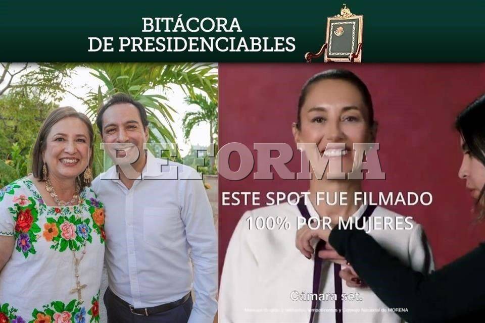 Bitácora de presidenciables: Era de mujeres y ‘no claudicar’