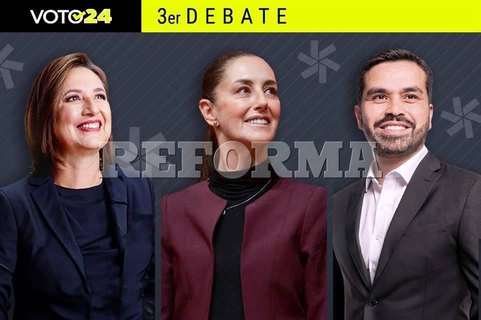 Sigue todos los detalles del Tercer Debate Presidencial